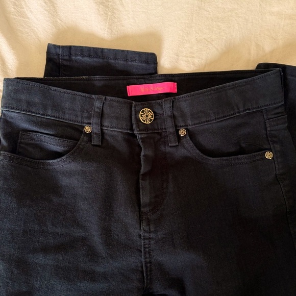 Lilly Pulitzer Denim - Lilly Pulitzer South Ocean Skinny Jeans Black Size 0